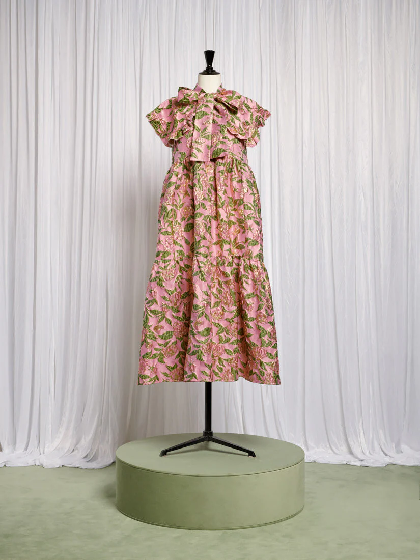 Abbey Maxi Jacquard Dress - Image 4