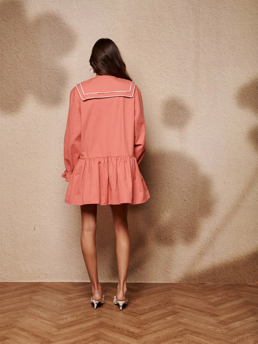 Alba Denim Mini Dress - Image 3