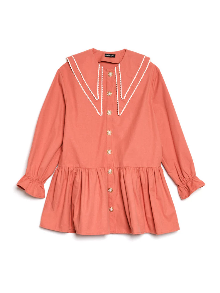 Alba Denim Mini Dress - Image 7