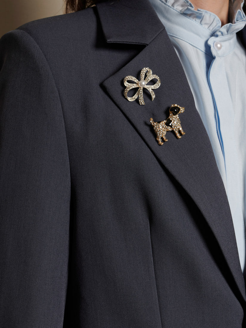 Albert Brooch Single Breasted Blazer - Image 8