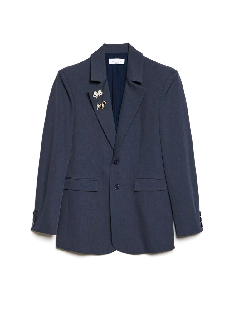 Albert Brooch Single Breasted Blazer - Image 9