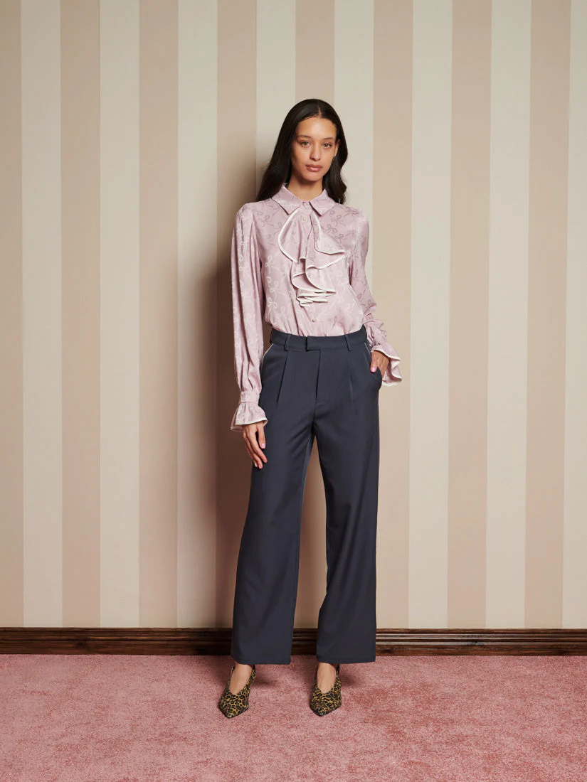 Albert Trimmed Tailored Trousers - Image 4