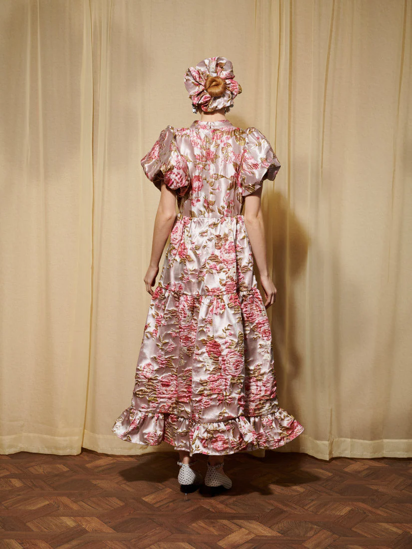 <b>DREAM</b> Almost Bloom Jacquard Maxi Dress - Image 2