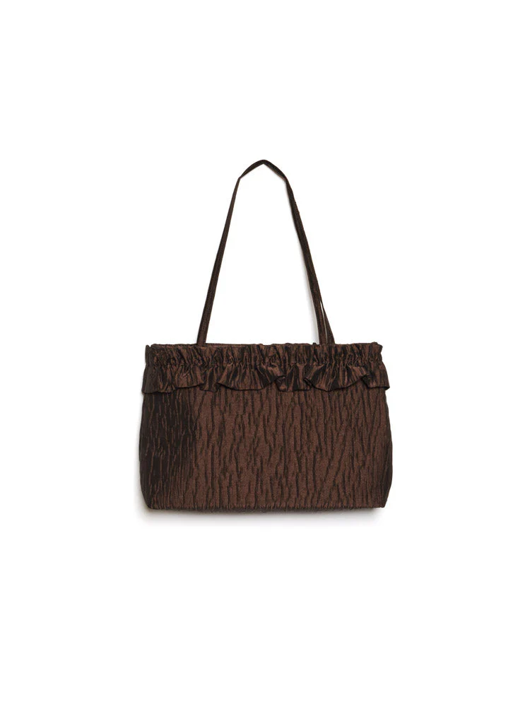 <b>DREAM</b> Antiques Jacquard Ruffle Bag - Image 3
