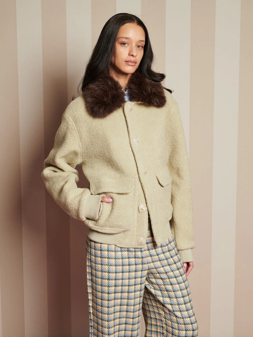 Arden Fur Collar Jacket - Image 3