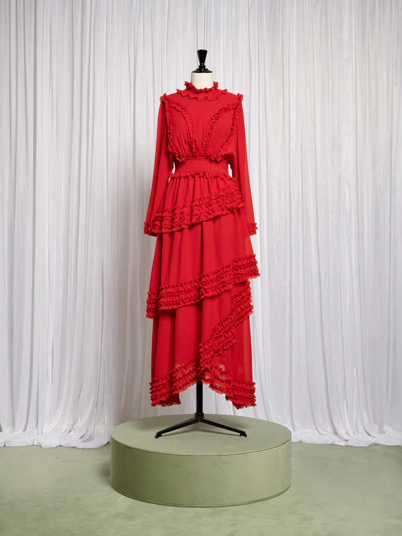 Augustine Maxi Ruffles Dress - Image 4