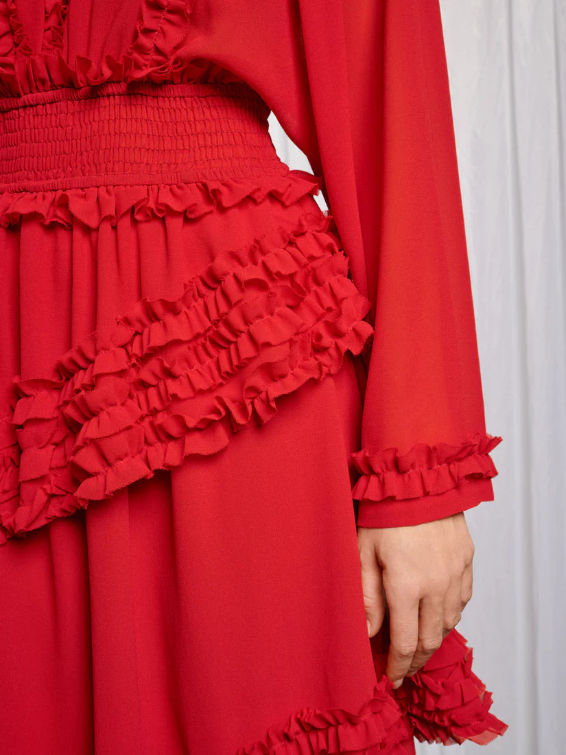 Augustine Maxi Ruffles Dress - Image 7