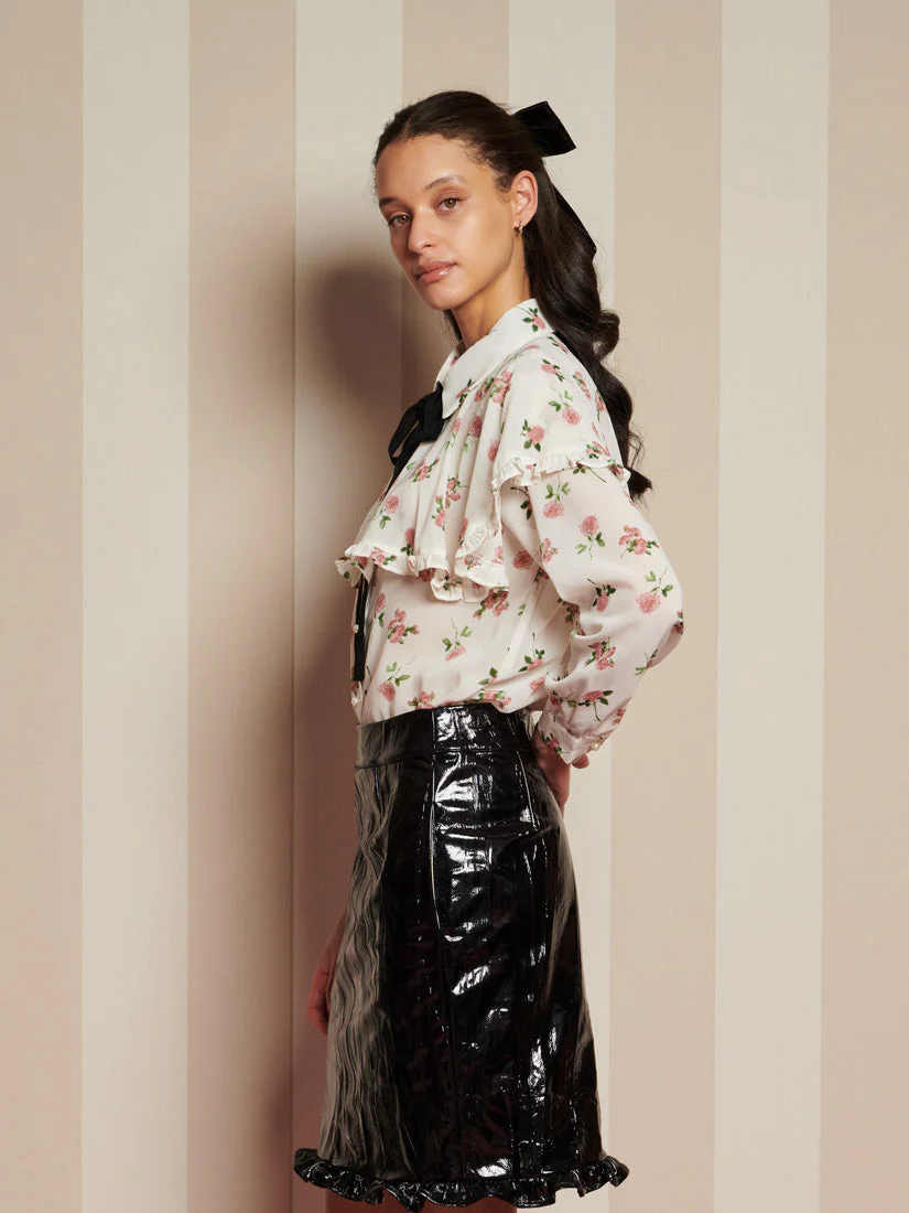Bay Flora Cape Blouse - Image 2