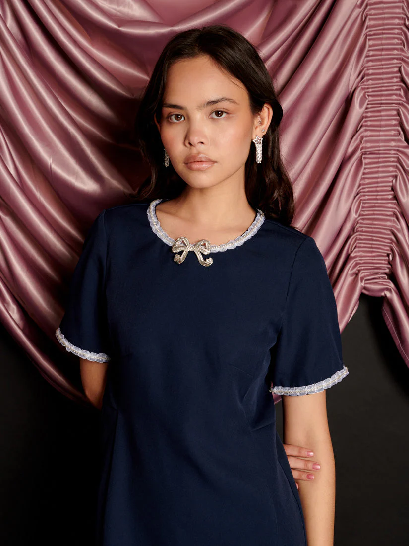 Belle De Nuit Mini Dress - Image 5
