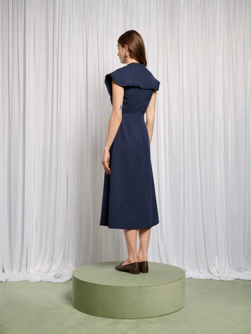 Bibi Bib Collar Midi Dress - Image 5
