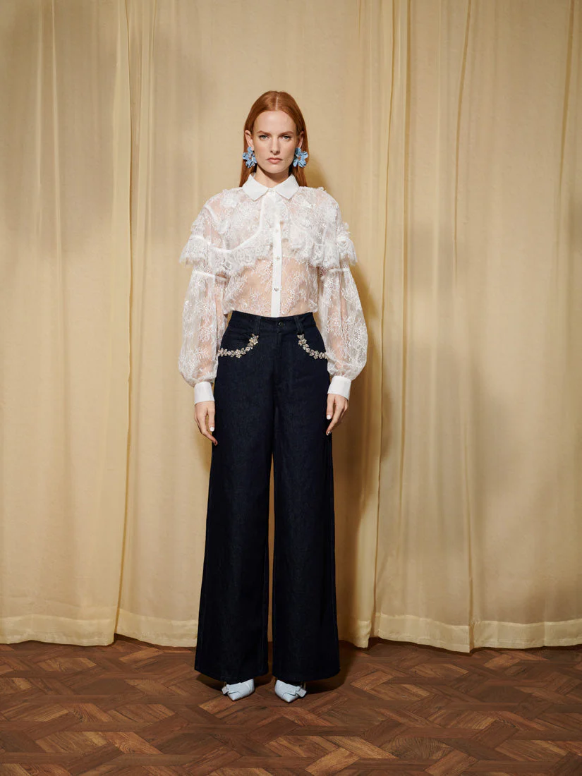 <b>DREAM</b> Brightside Denim Embellished Jeans - Image 4