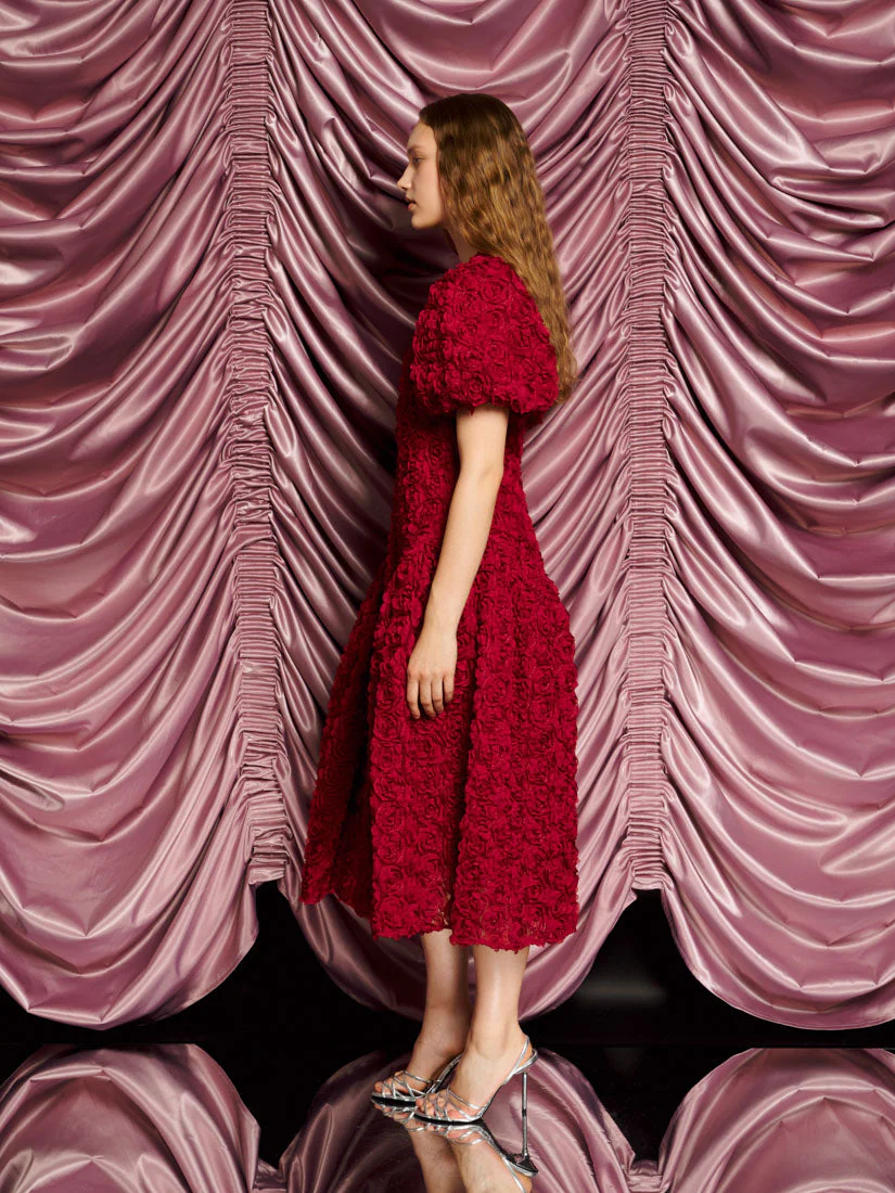 <b>DREAM</b> Cabaret Floral Midi Dress - Image 2