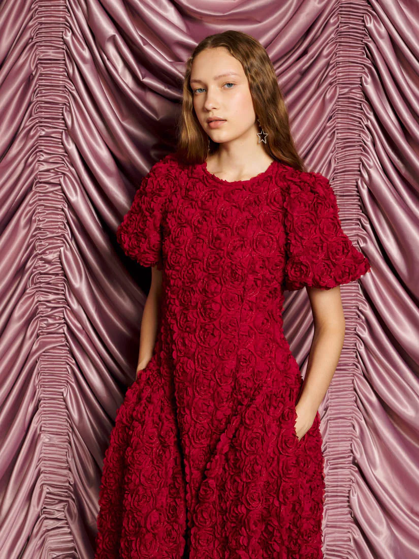 <b>DREAM</b> Cabaret Floral Midi Dress - Image 5