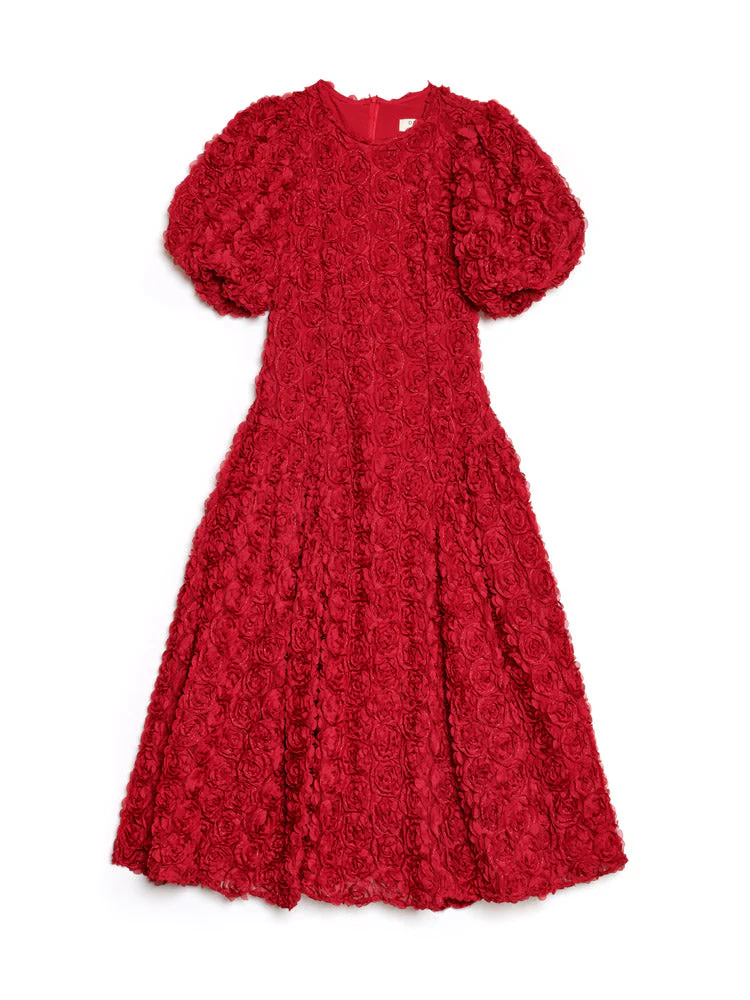 <b>DREAM</b> Cabaret Floral Midi Dress - Image 7