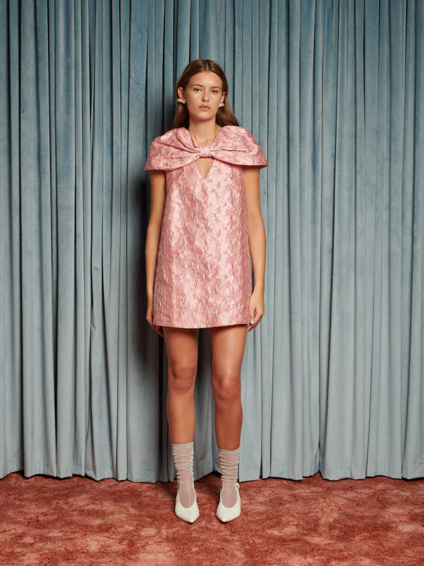 Cameo Cape Mini Dress - Image 4
