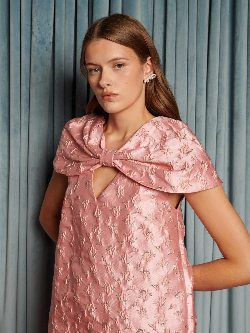 Cameo Cape Mini Dress - Image 5