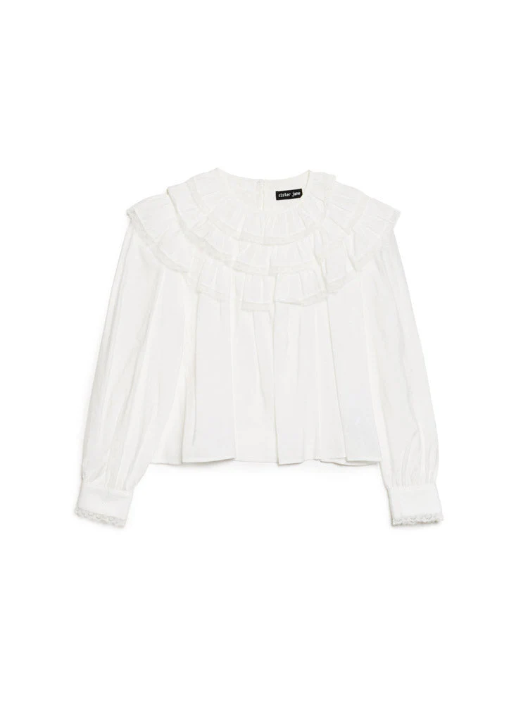 Chamber Ruffle Top - Image 7