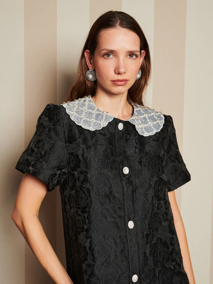 <b>DREAM</b> Chandelier Jacquard Mini Dress - Image 5