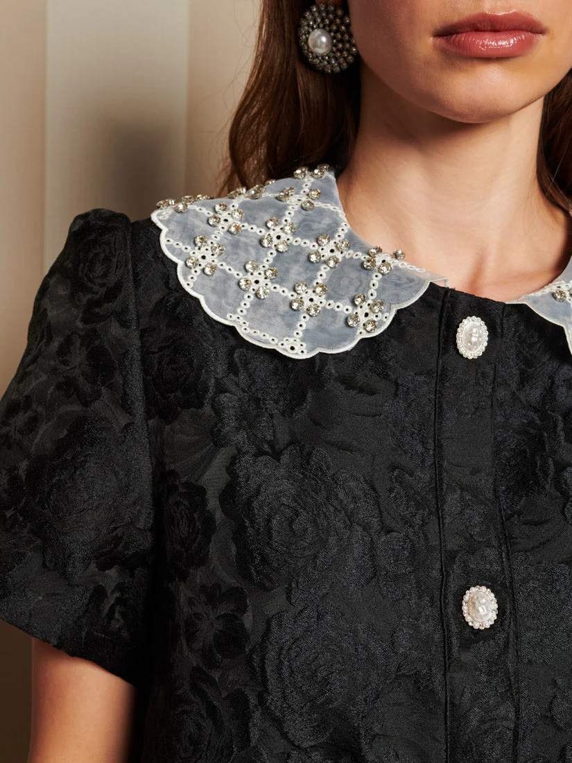<b>DREAM</b> Chandelier Jacquard Mini Dress - Image 6