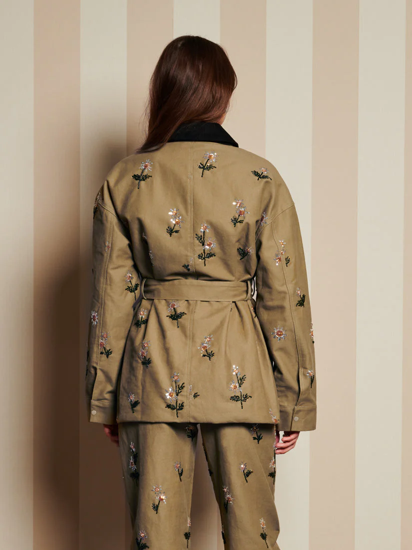 <b>DREAM</b> Chateau Flower Embellished Jacket - Image 3