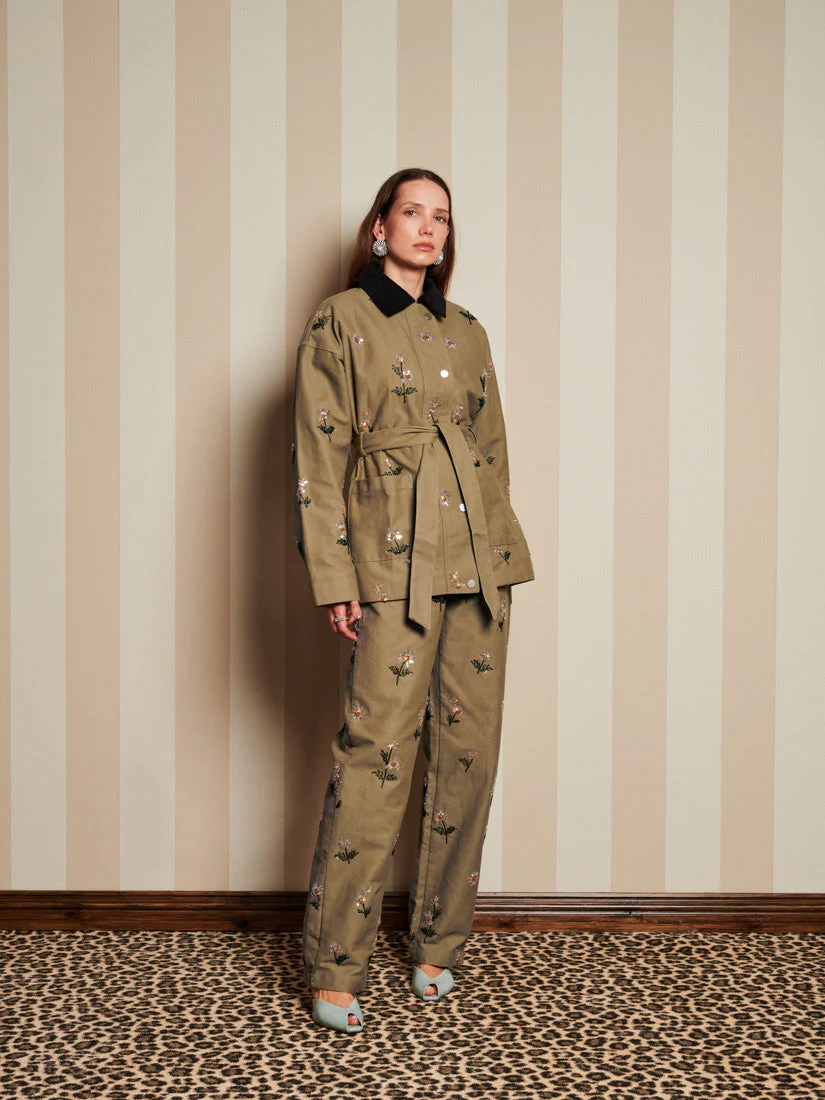 <b>DREAM</b> Chateau Flower Embellished Jacket - Image 4