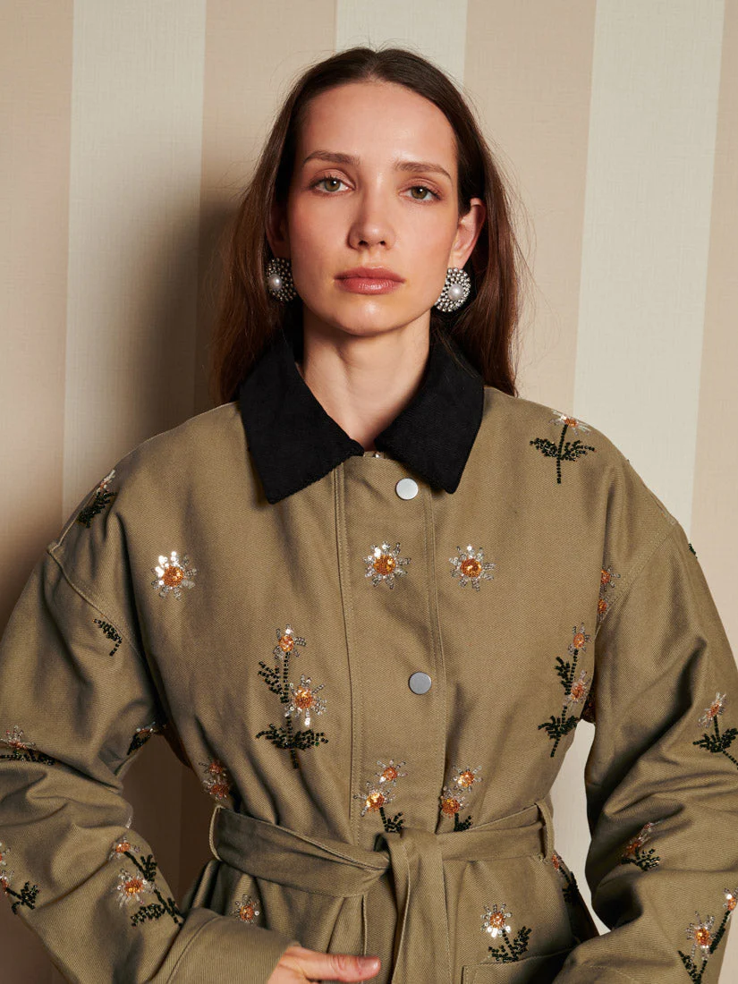 <b>DREAM</b> Chateau Flower Embellished Jacket - Image 5