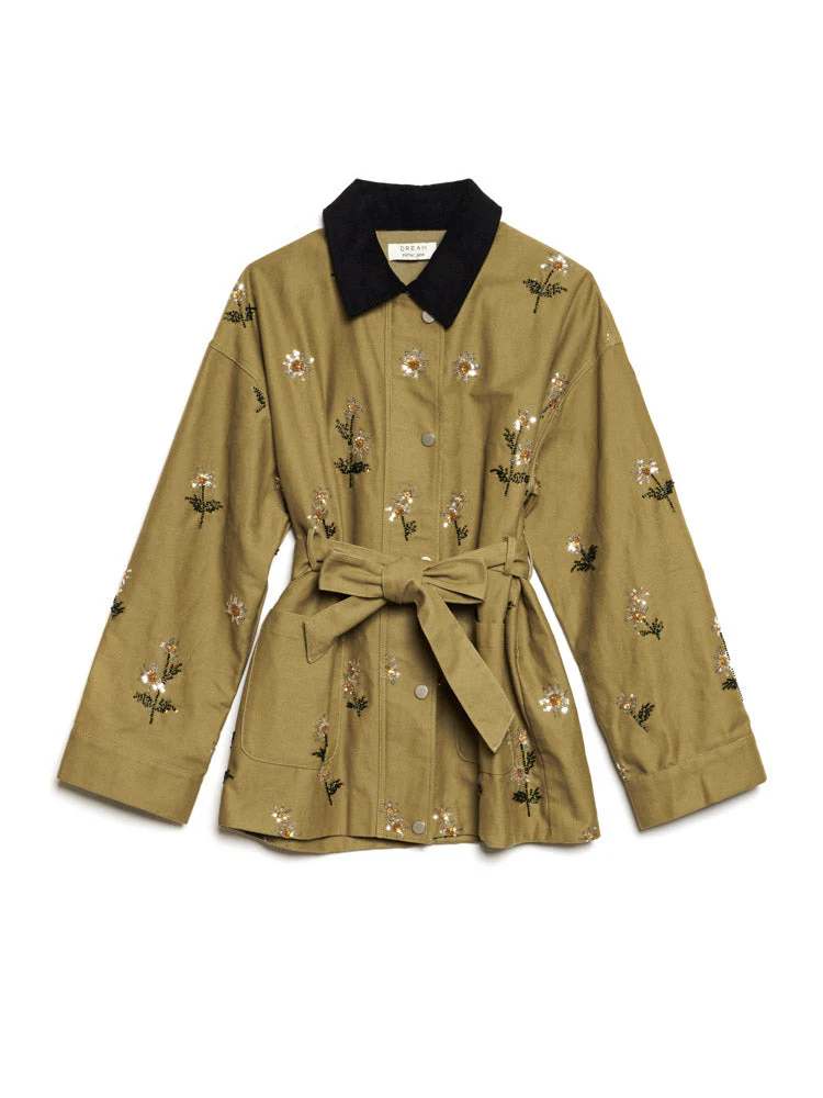 <b>DREAM</b> Chateau Flower Embellished Jacket - Image 7