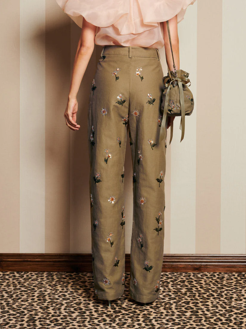 <b>DREAM</b> Chateau Flower Embellished Jeans - Image 3