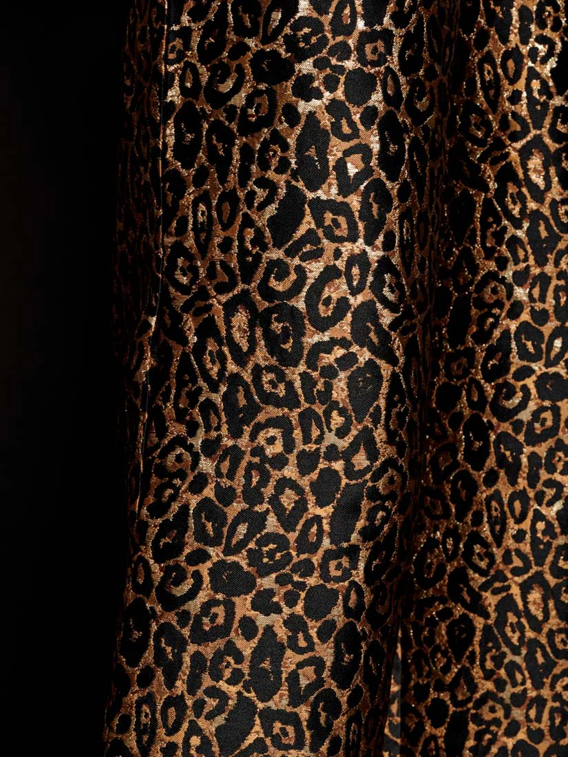 Cherie Leopard Jacquard Trousers - Image 6