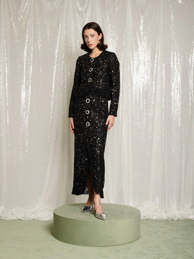 <b>DREAM</b> Confetti Crew Tweed Jacket - Image 2