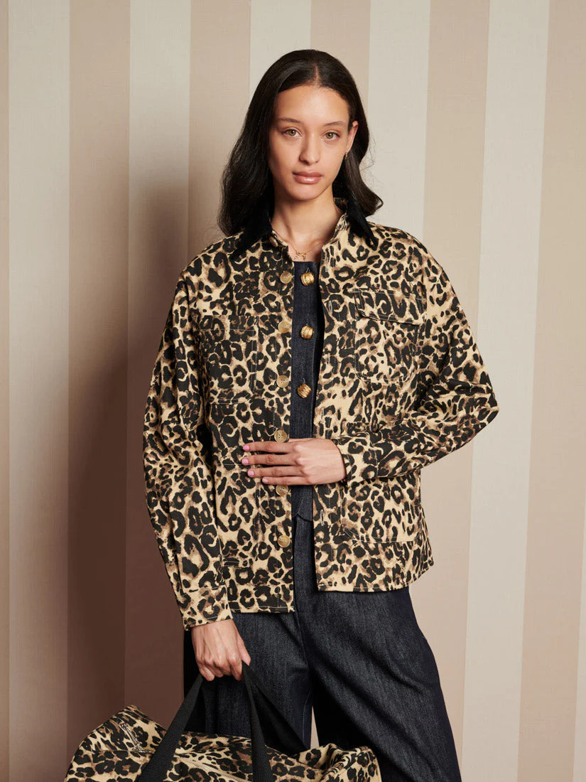 Conrad Leopard Worker Jacket - Image 3