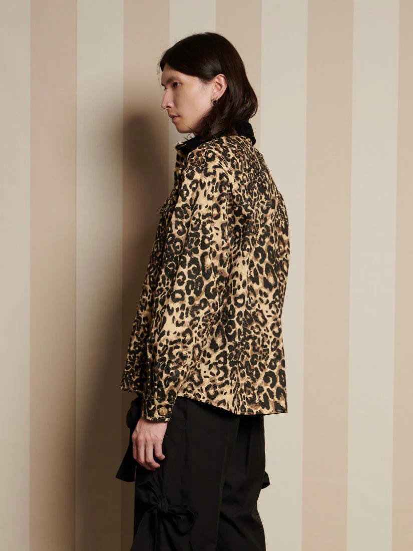 Conrad Leopard Worker Jacket - Image 5