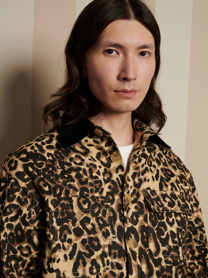 Conrad Leopard Worker Jacket - Image 7