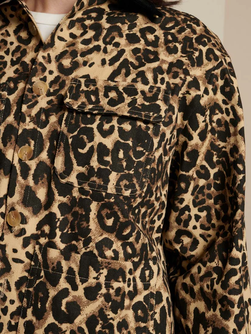 Conrad Leopard Worker Jacket - Image 8