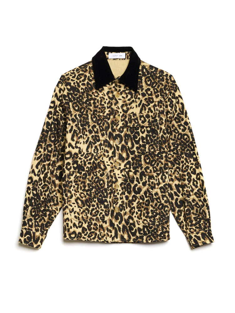 Conrad Leopard Worker Jacket - Image 9