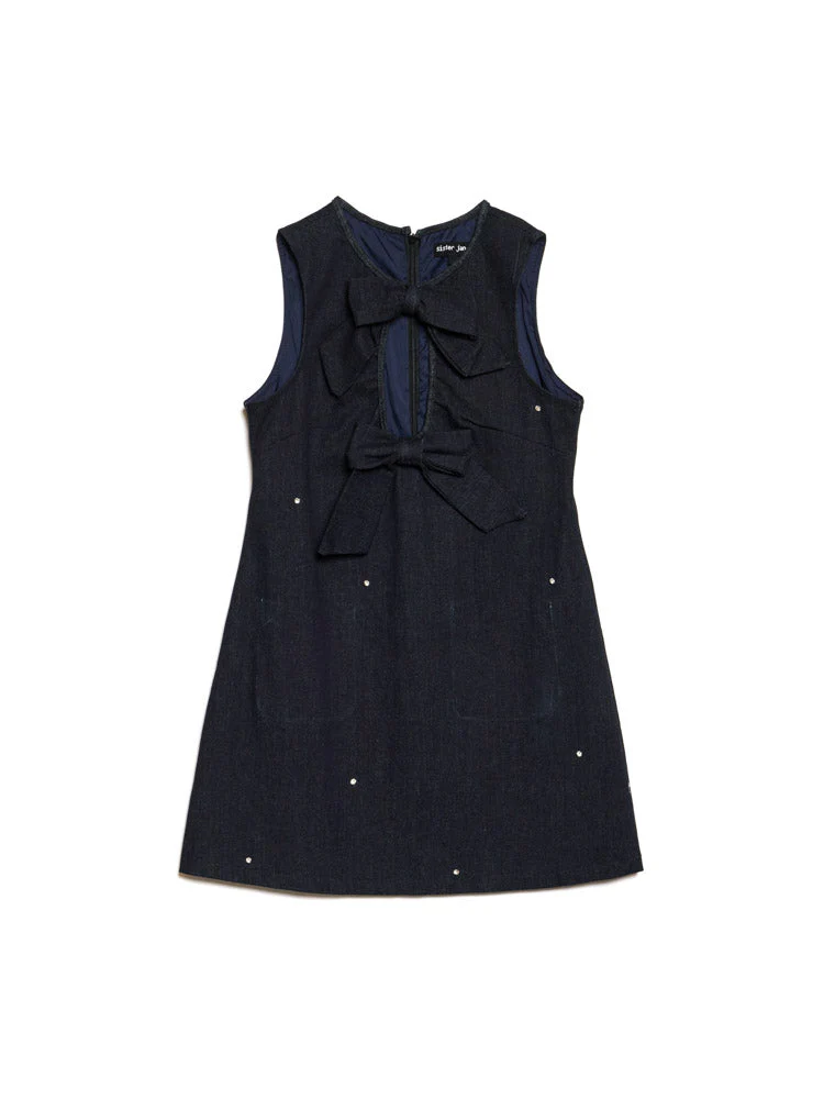 Curio Denim Mini Dress - Image 8