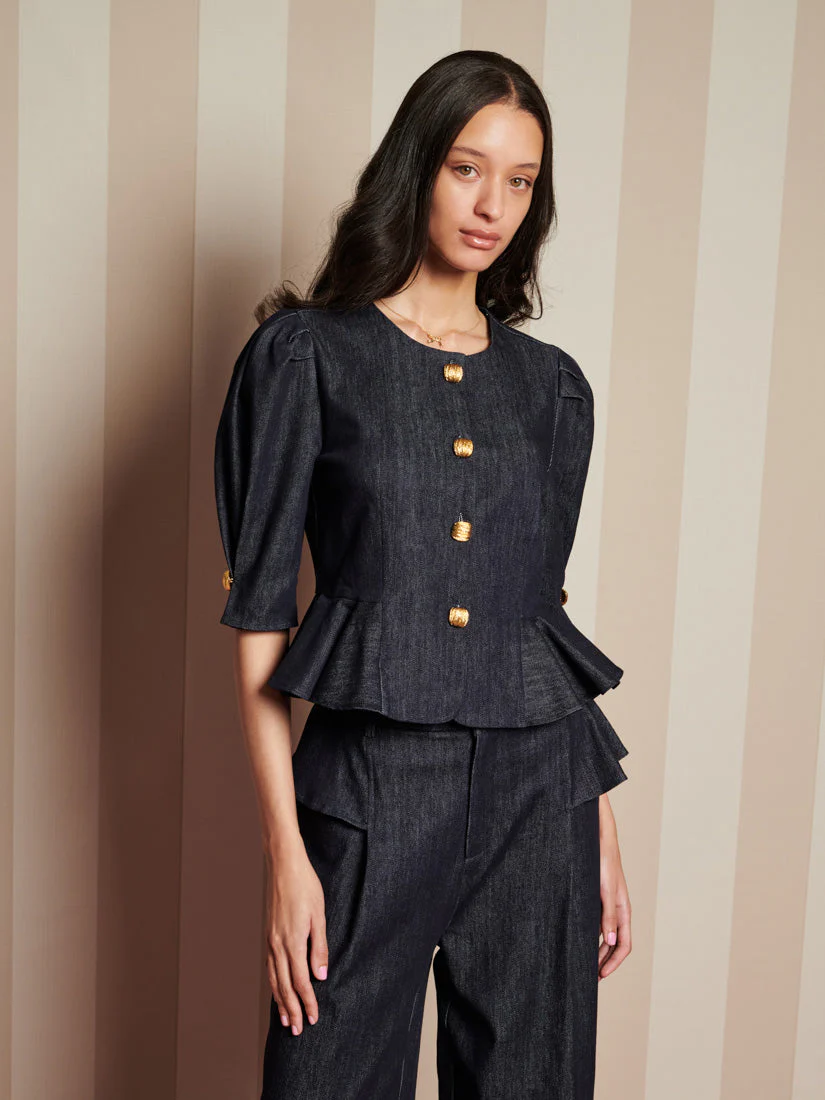 Curio Denim Top
