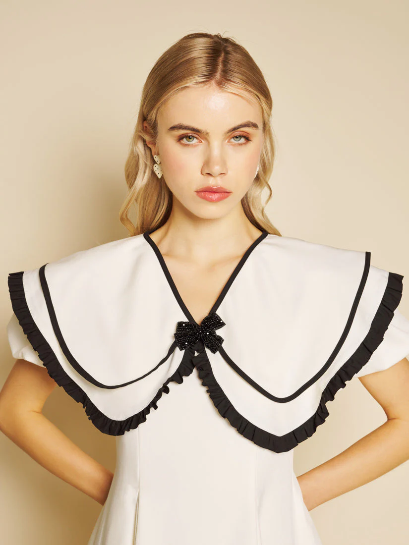 Daffodil Collar Mini Dress - Image 5
