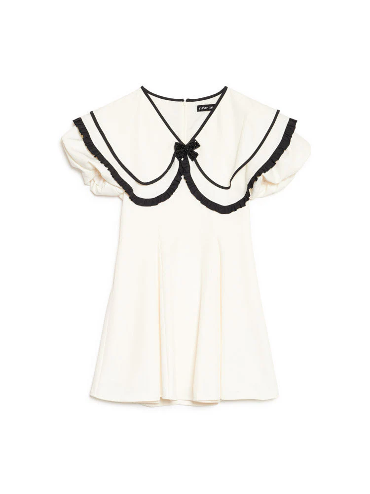 Daffodil Collar Mini Dress - Image 7