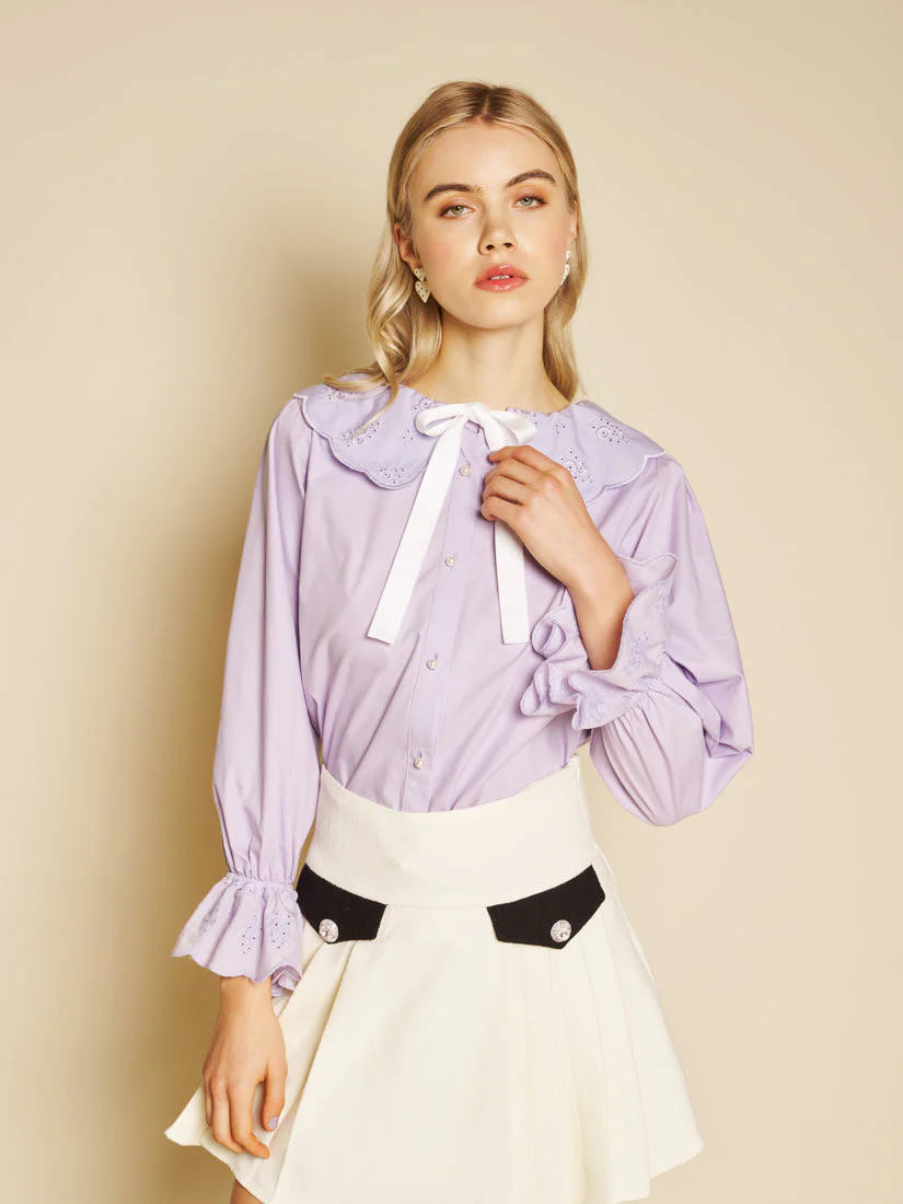 Dahlia Embroidered Blouse - Image 5