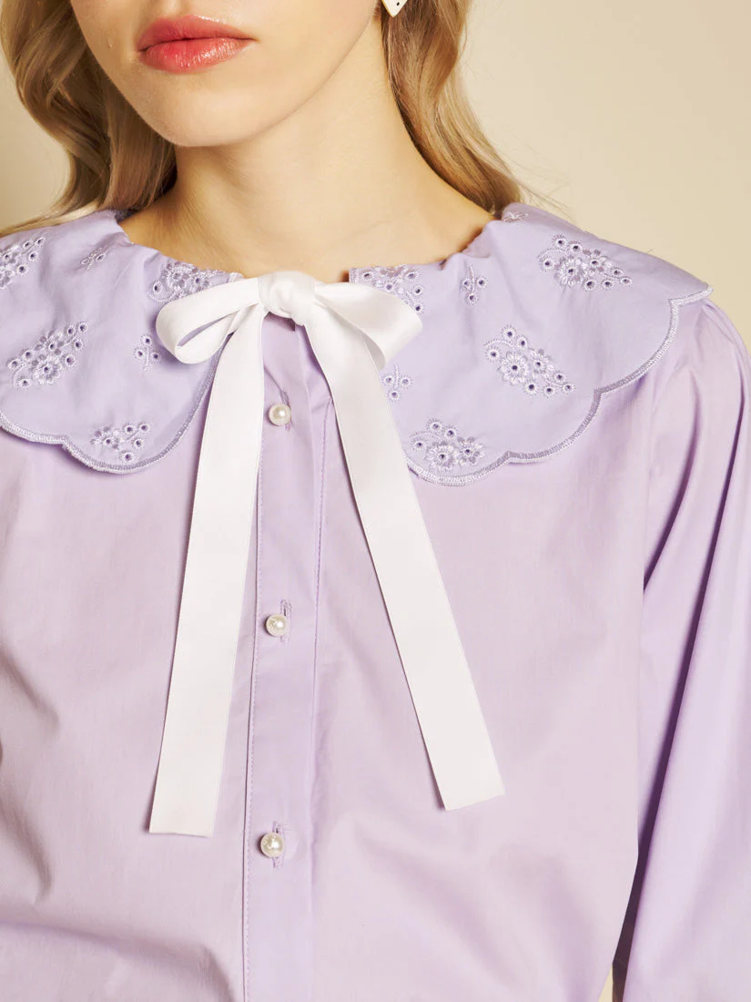 Dahlia Embroidered Blouse - Image 6