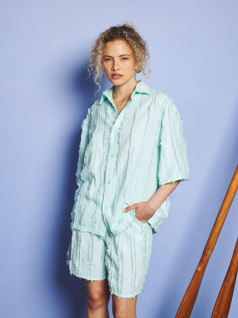Davy Frayed Boxy Shirt - Image 3