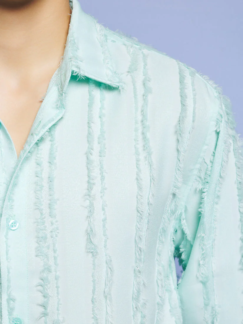 Davy Frayed Boxy Shirt - Image 8