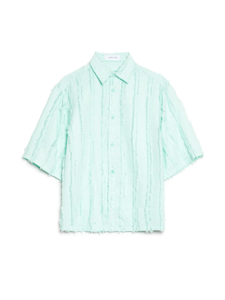Davy Frayed Boxy Shirt - Image 9