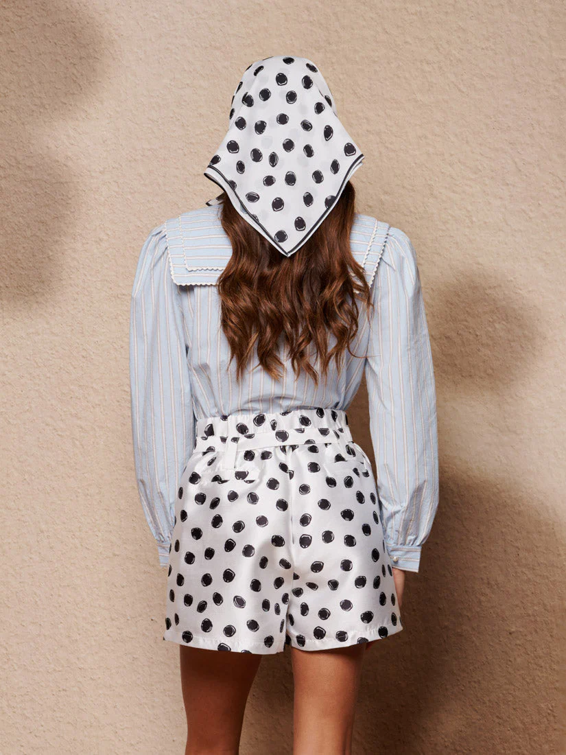 Dawn Stripe Double Collar Shirt - Image 3