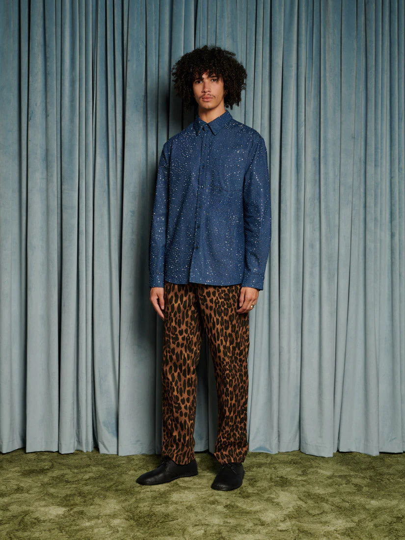 Daze Embellished Denim Shirt - Image 2