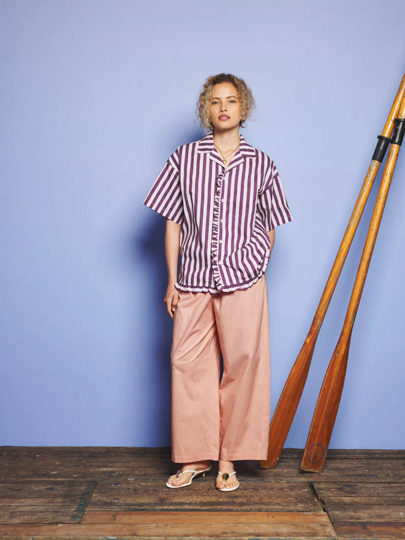 Deck Stripe Revere Collar Shirt - Image 4