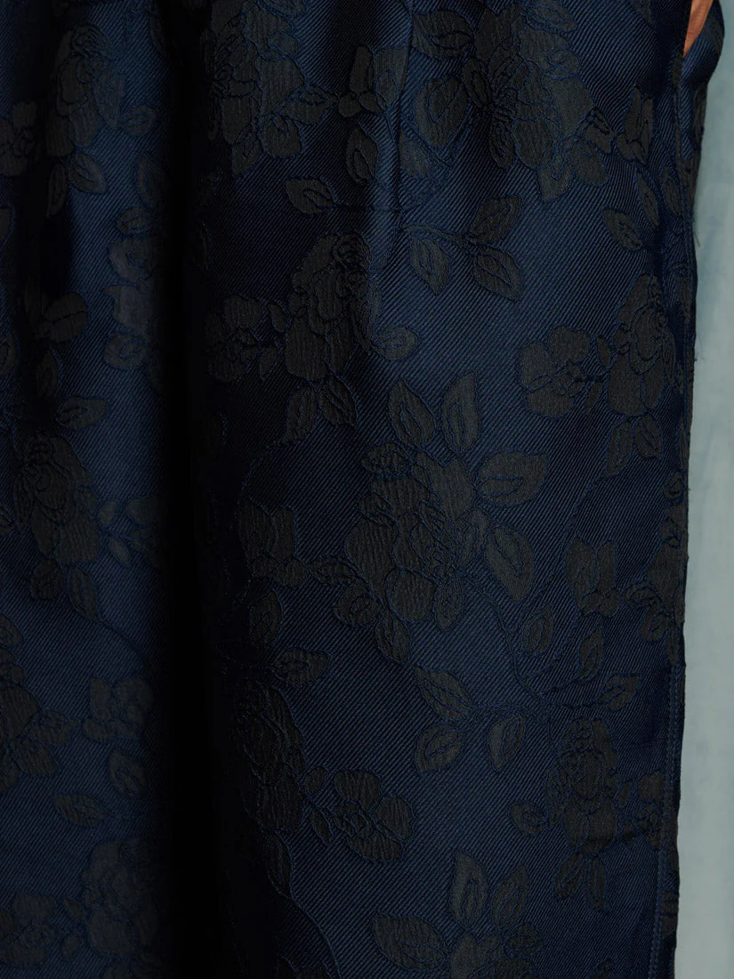 Dinah Jacquard Barrel Trousers - Image 6