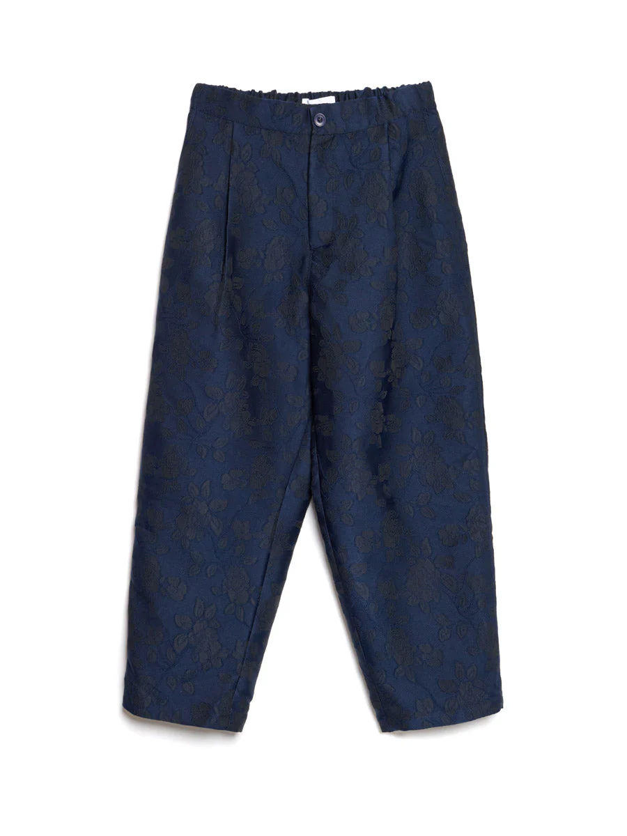 Dinah Jacquard Barrel Trousers - Image 7