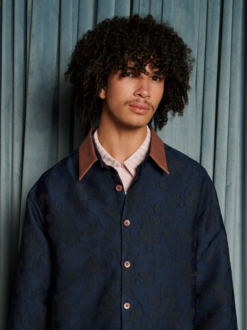 Dinah Jacquard Overshirt - Image 5